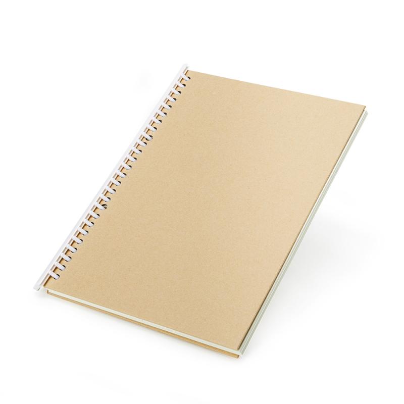 CADERNO B5 COM CAPA DURA EM KRAFT