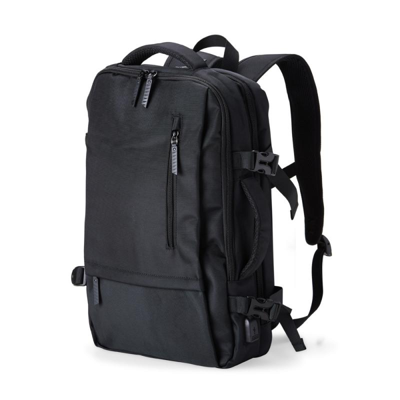 MOCHILA DE NYLON USB 20L QUATRO COMPARTIMENTOS