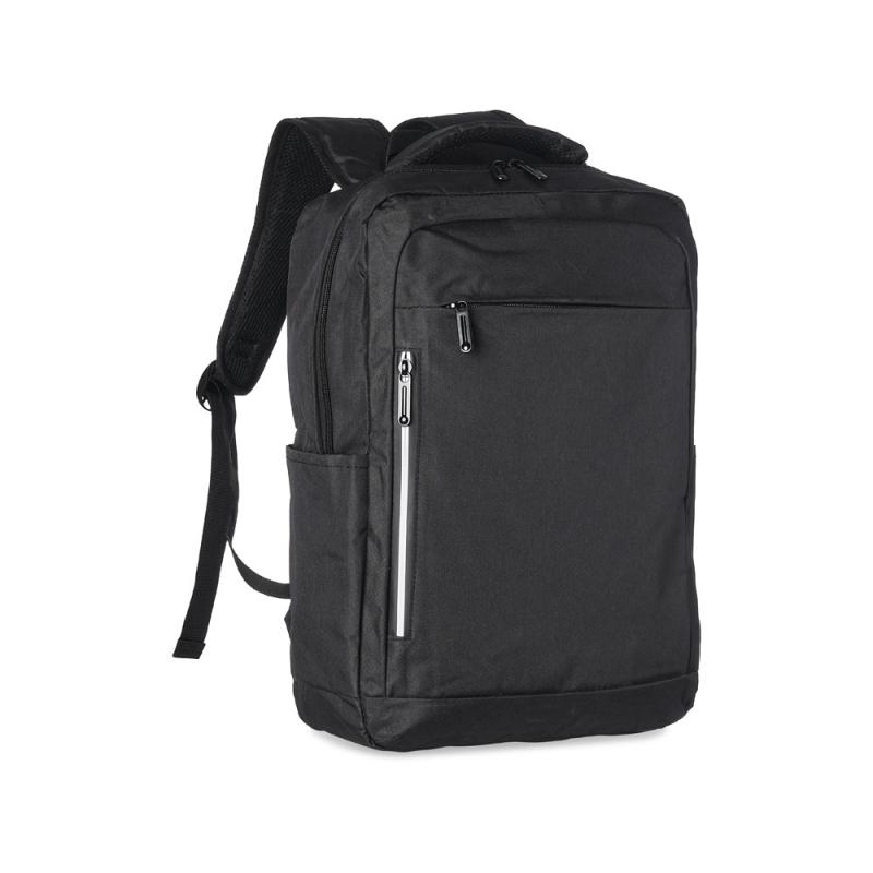 MOCHILA DE NYLON USB 20L TRÊS COMPARTIMENTOS